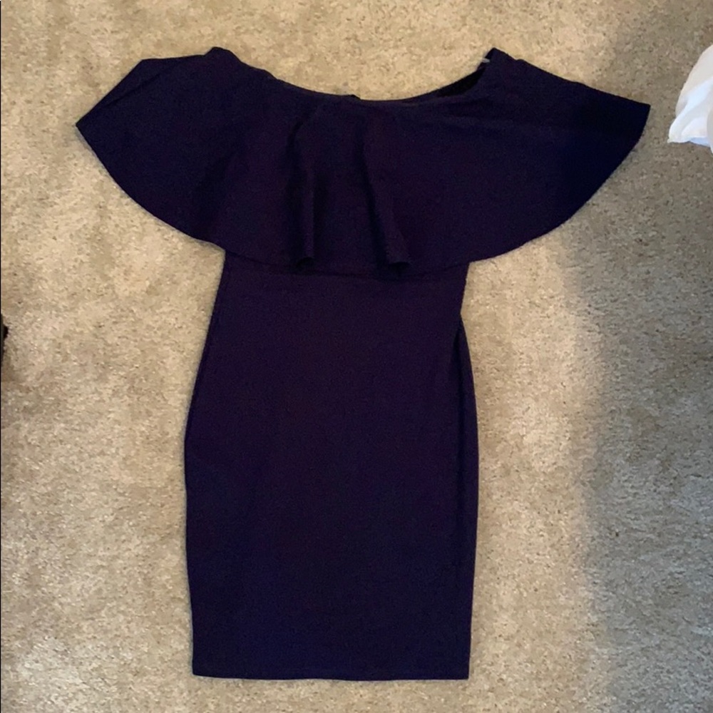 Navy body on dress